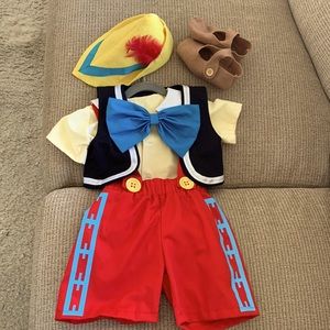 Pinocchio Halloween Costume, size 3T. Handmade from Etsy.